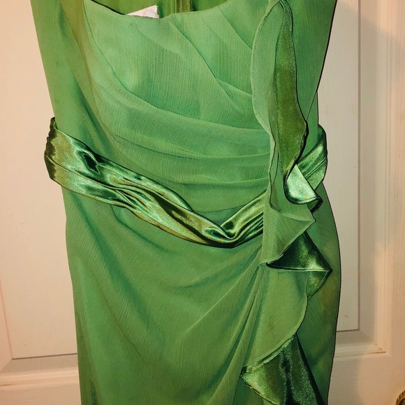 Long strapless kelly green - Picture 2 of 4